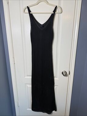✨NWOT ✨ KOURT -  Black Knit Maxi Dress - Medium